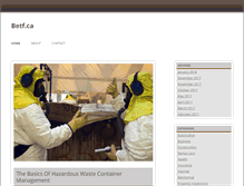 Tablet Screenshot of betf.ca